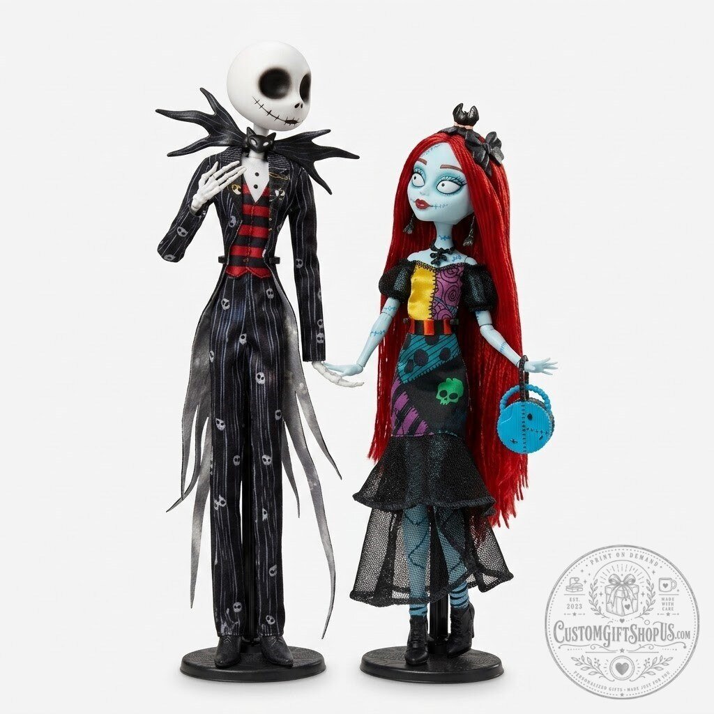 Monster High Skullector Jack Skellington & Sally Dolls – Nightmare Before Christmas Collectible Set