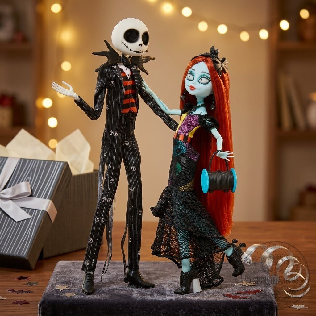 Monster High Skullector Jack Skellington & Sally Dolls – Nightmare Before Christmas Collectible Set Monster High Skullector Jack Skellington & Sally Dolls – Nightmare Before Christmas Collectible Set