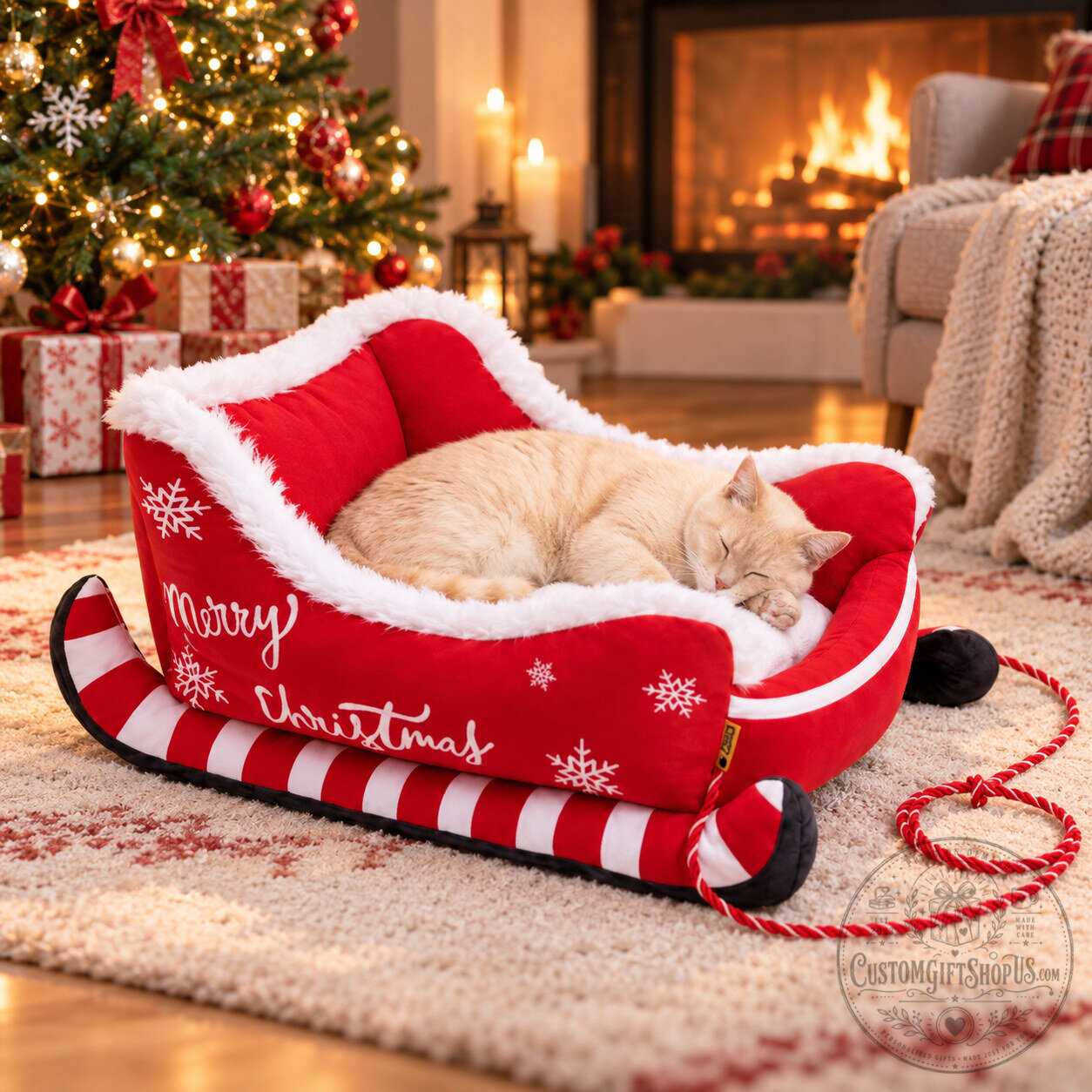 Christmas Cat Bed Special Edition – Cozy Holiday Pet Bed for Cats | Festive Christmas Pet Home Decor Christmas Cat Bed Special Edition – Cozy Holiday Pet Bed for Cats | Festive Christmas Pet Home Decor