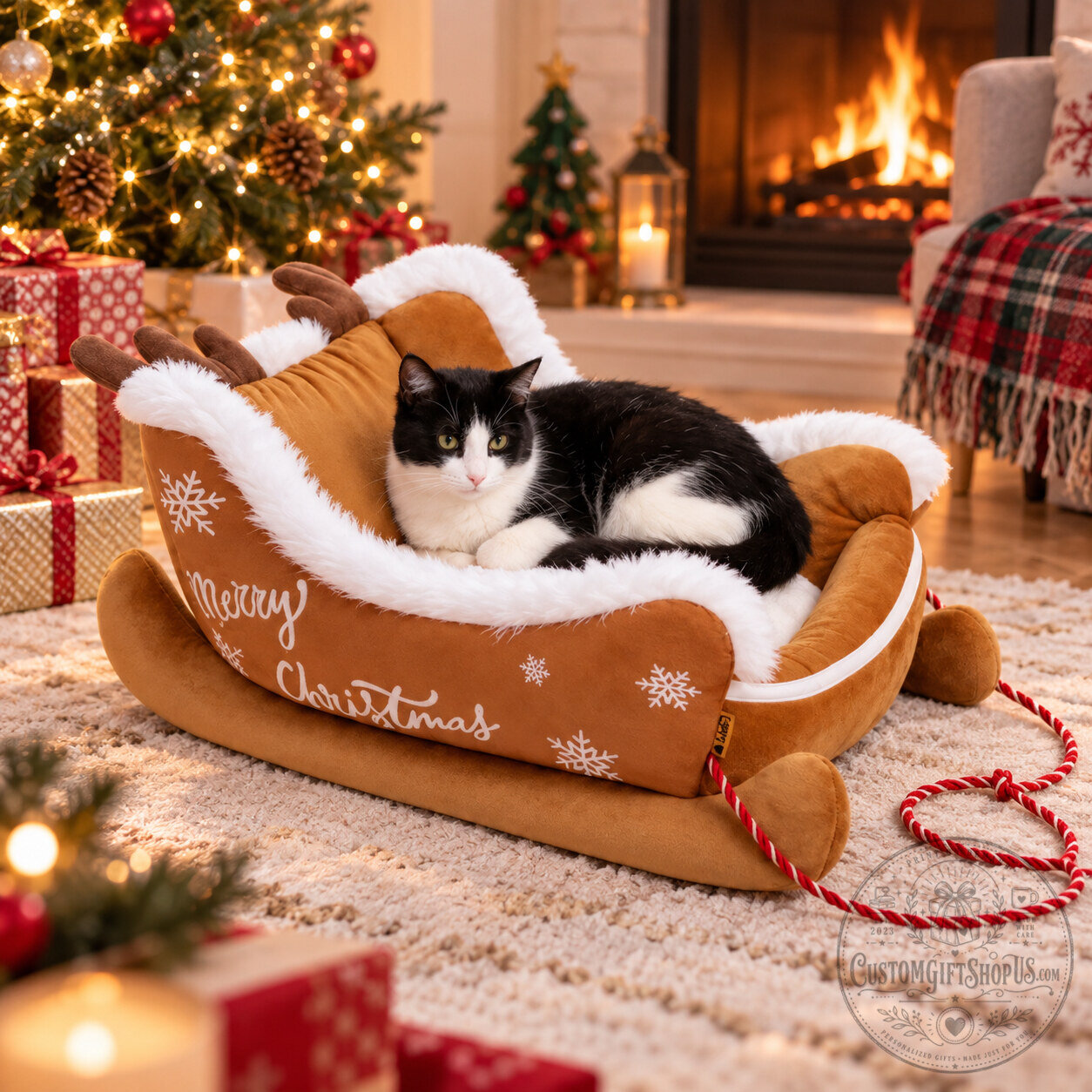 Christmas Cat Bed Special Edition – Cozy Holiday Pet Bed for Cats | Festive Christmas Pet Home Decor Christmas Cat Bed Special Edition – Cozy Holiday Pet Bed for Cats | Festive Christmas Pet Home Decor