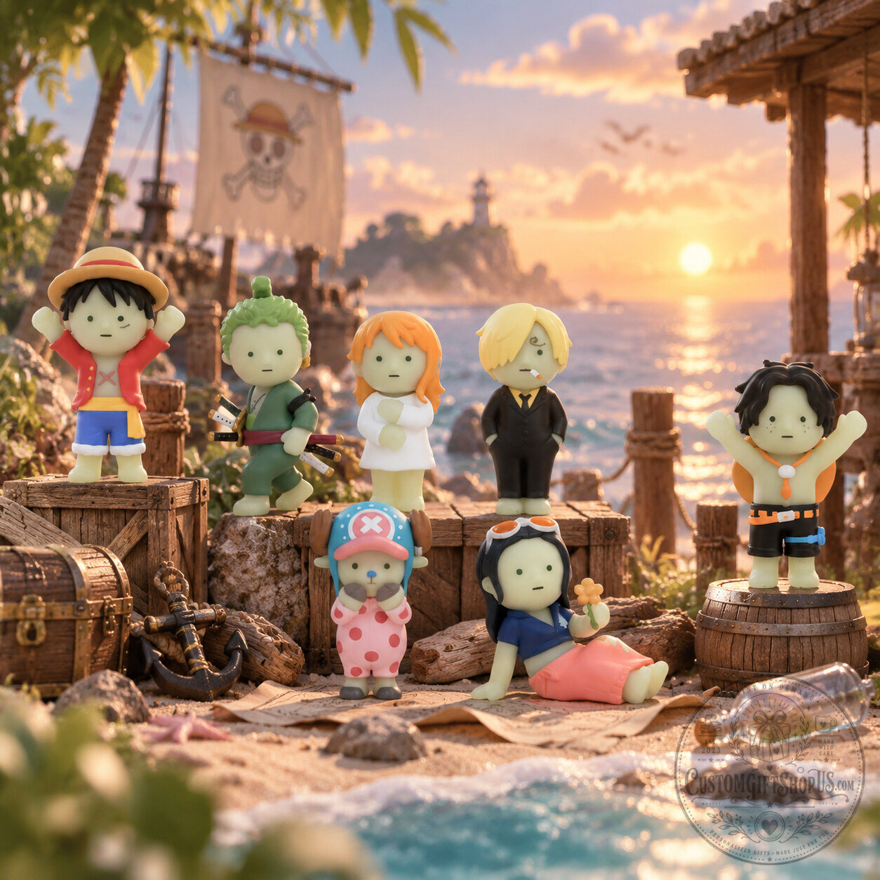 One Piece x Smiski Glow in the Dark Figures – Anime Crossover Mini Collectibles | Straw Hat Pirates Inspired Art Toys One Piece x Smiski Glow in the Dark Figures – Anime Crossover Mini Collectibles | Straw Hat Pirates Inspired Art Toys