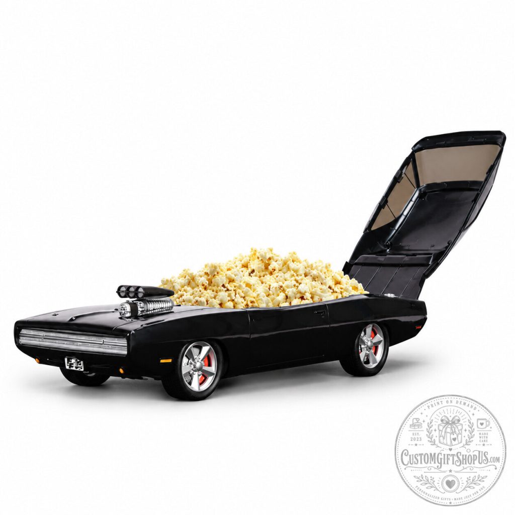 Fast & Furious Dom’s Charger Car Bucket – Dominic Toretto Dodge Charger Popcorn Collector Movie Night Display Fast & Furious Dom’s Charger Car Bucket – Dominic Toretto Dodge Charger Popcorn Collector | Movie Night Display