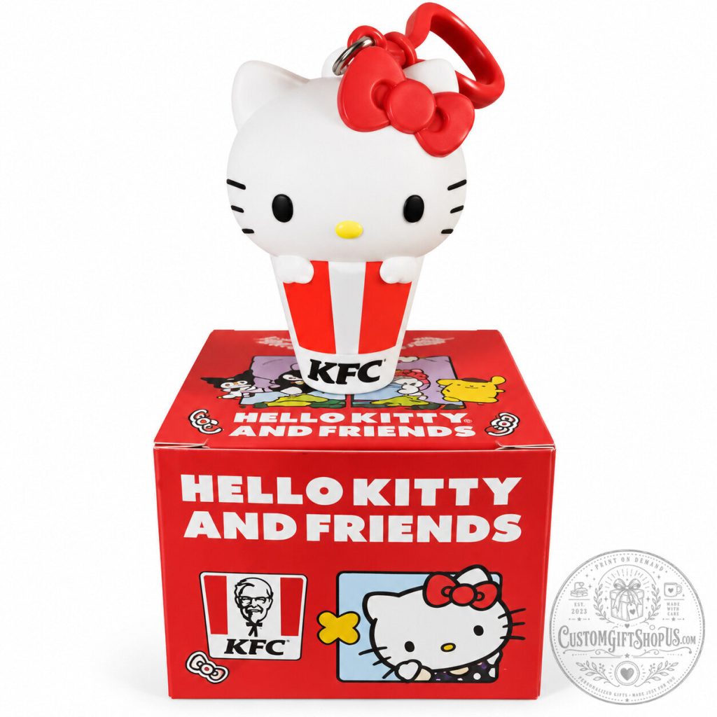 Hello Kitty KFC x Sanrio Figure Keychain – 2026 Limited Edition Fast Food Character Collectible Cute Mini Display Charm Hello Kitty KFC x Sanrio Figure Keychain – 2026 Limited Edition Fast Food Character Collectible | Cute Mini Display Charm