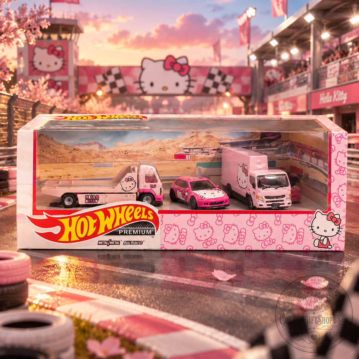Hello Kitty Hot Wheels Custom Pack – Sanrio Inspired Mini Car Collectible Set | Cute Racing Character Display Hello Kitty Hot Wheels Custom Pack – Sanrio Inspired Mini Car Collectible Set | Cute Racing Character Display