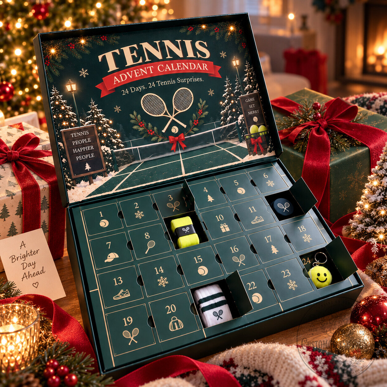 Tennis Advent Calendar 24 Days Gift Box – Tennis Lover Countdown Surprise Set | Holiday Sports Collectible Gift Tennis Advent Calendar 24 Days Gift Box – Tennis Lover Countdown Surprise Set | Holiday Sports Collectible Gift