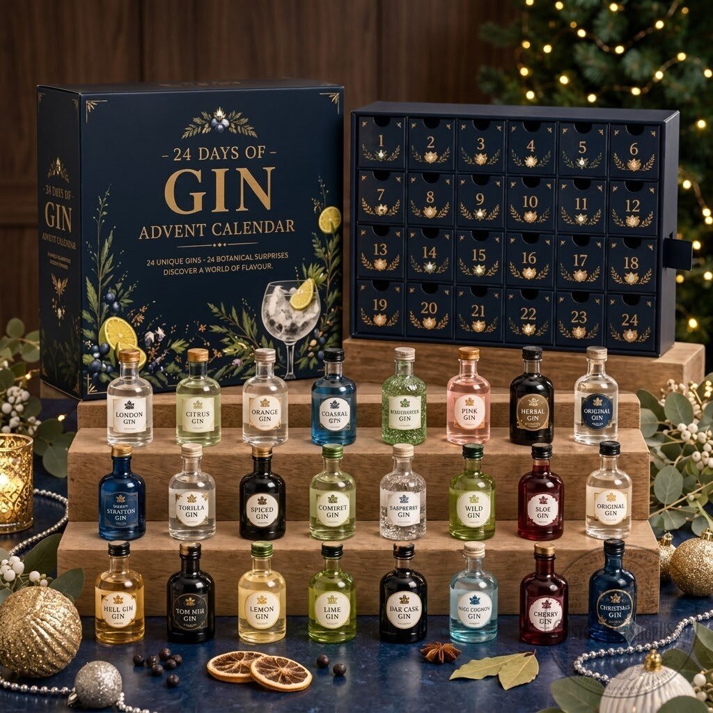 Gin Advent Calendar 2026 – 25-Day Premium Gin Tasting Countdown | Christmas Gift for Gin Lovers Gin Advent Calendar 2026 – 25-Day Premium Gin Tasting Countdown | Christmas Gift for Gin Lovers