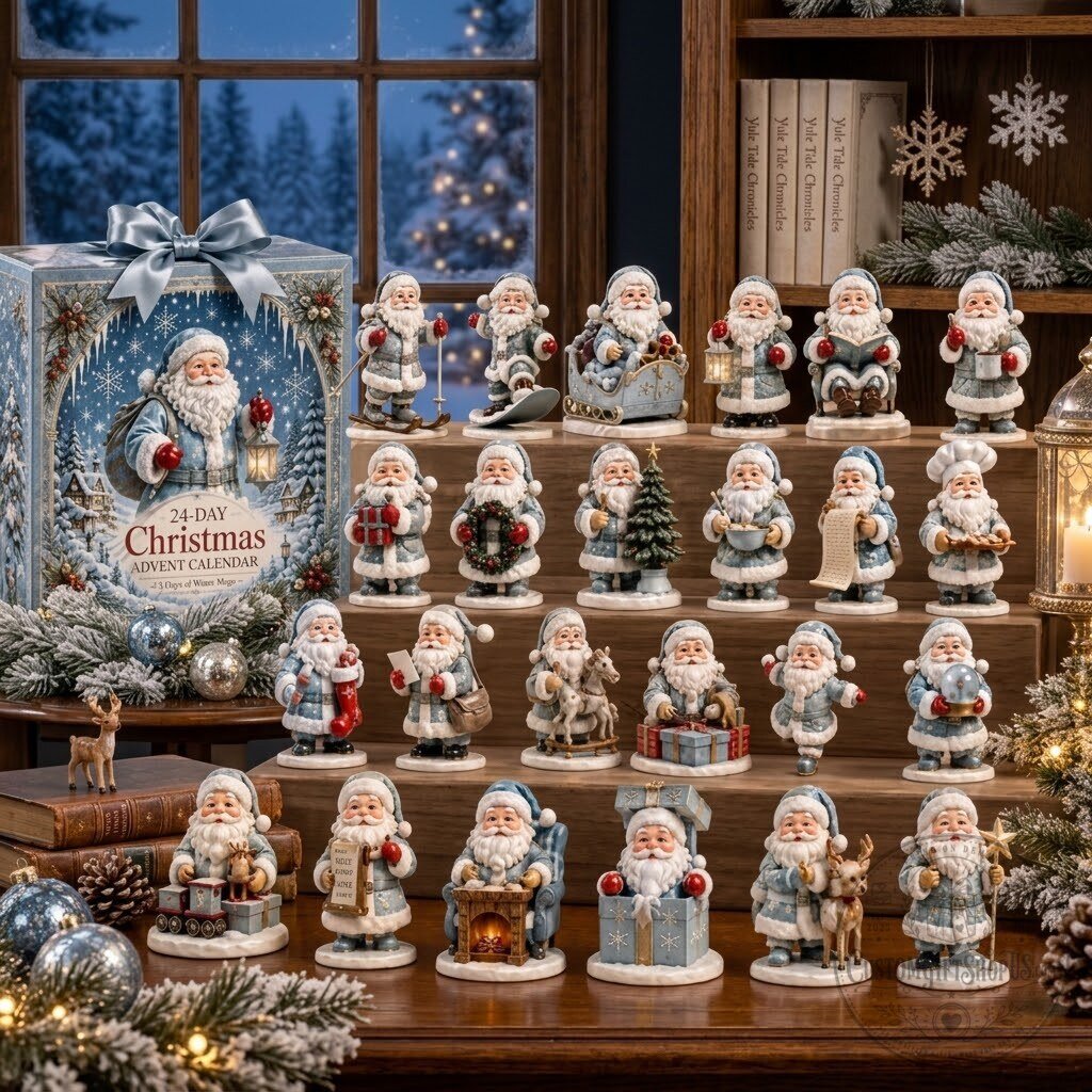 Icy Santa Claus Advent Calendar 2026 – Christmas Countdown Gift Box | Frosty Winter Wonderland Holiday Decor Icy Santa Claus Advent Calendar 2026 – Christmas Countdown Gift Box | Frosty Winter Wonderland Holiday Decor