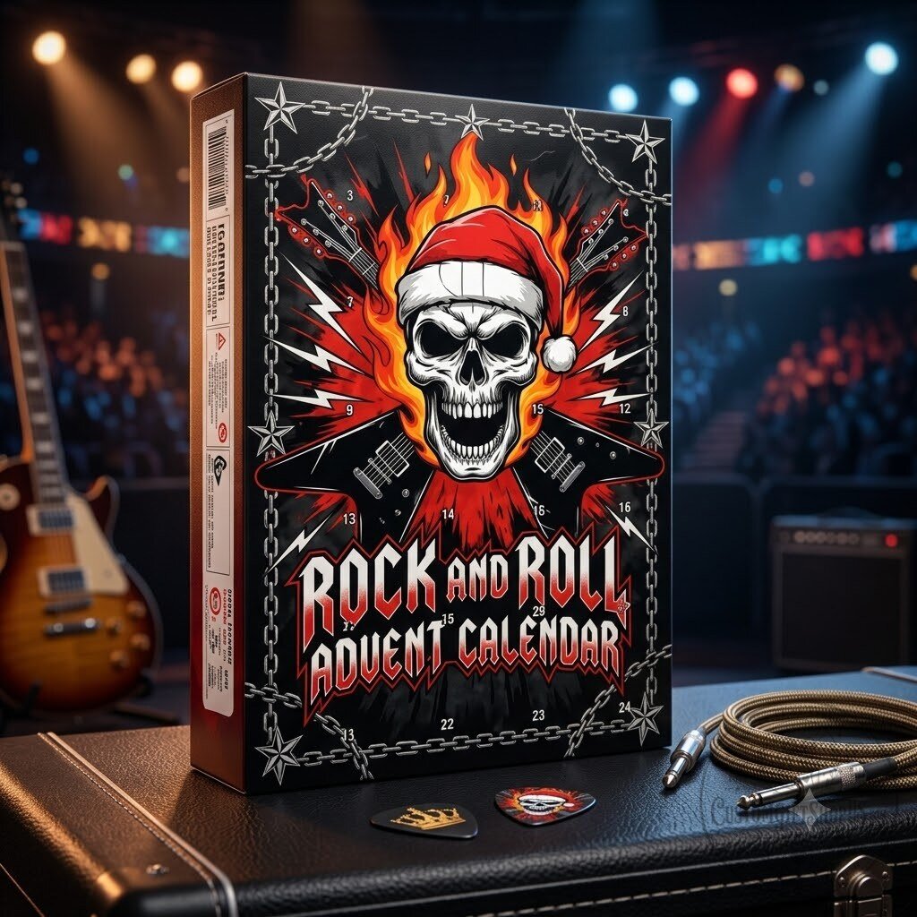 Rock and Roll Advent Calendar 2026 – 24-Day Metal Music Countdown | Rock Band Mini Figure Collectible Gift