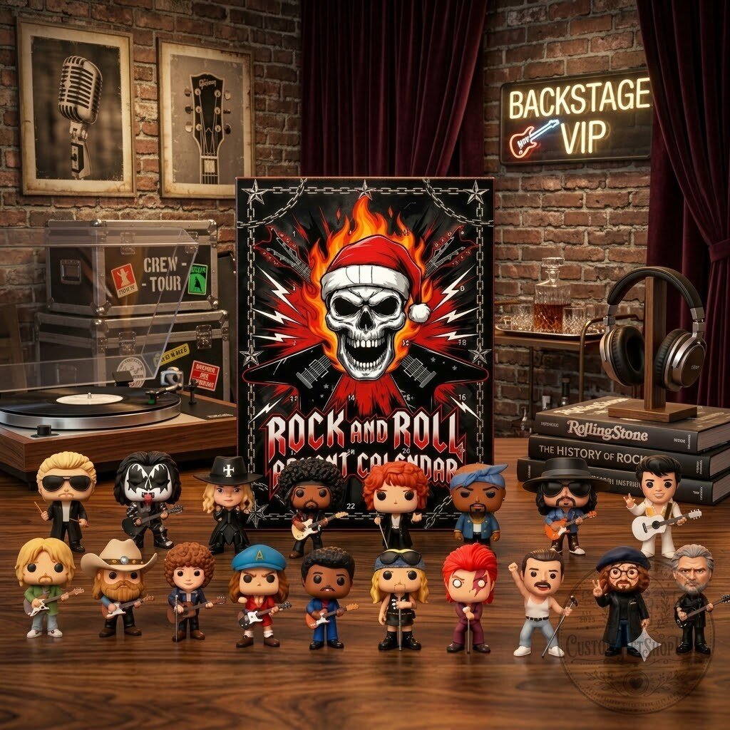 Rock and Roll Advent Calendar 2026 – 24-Day Metal Music Countdown | Rock Band Mini Figure Collectible Gift Rock and Roll Advent Calendar 2026 – 24-Day Metal Music Countdown | Rock Band Mini Figure Collectible Gift