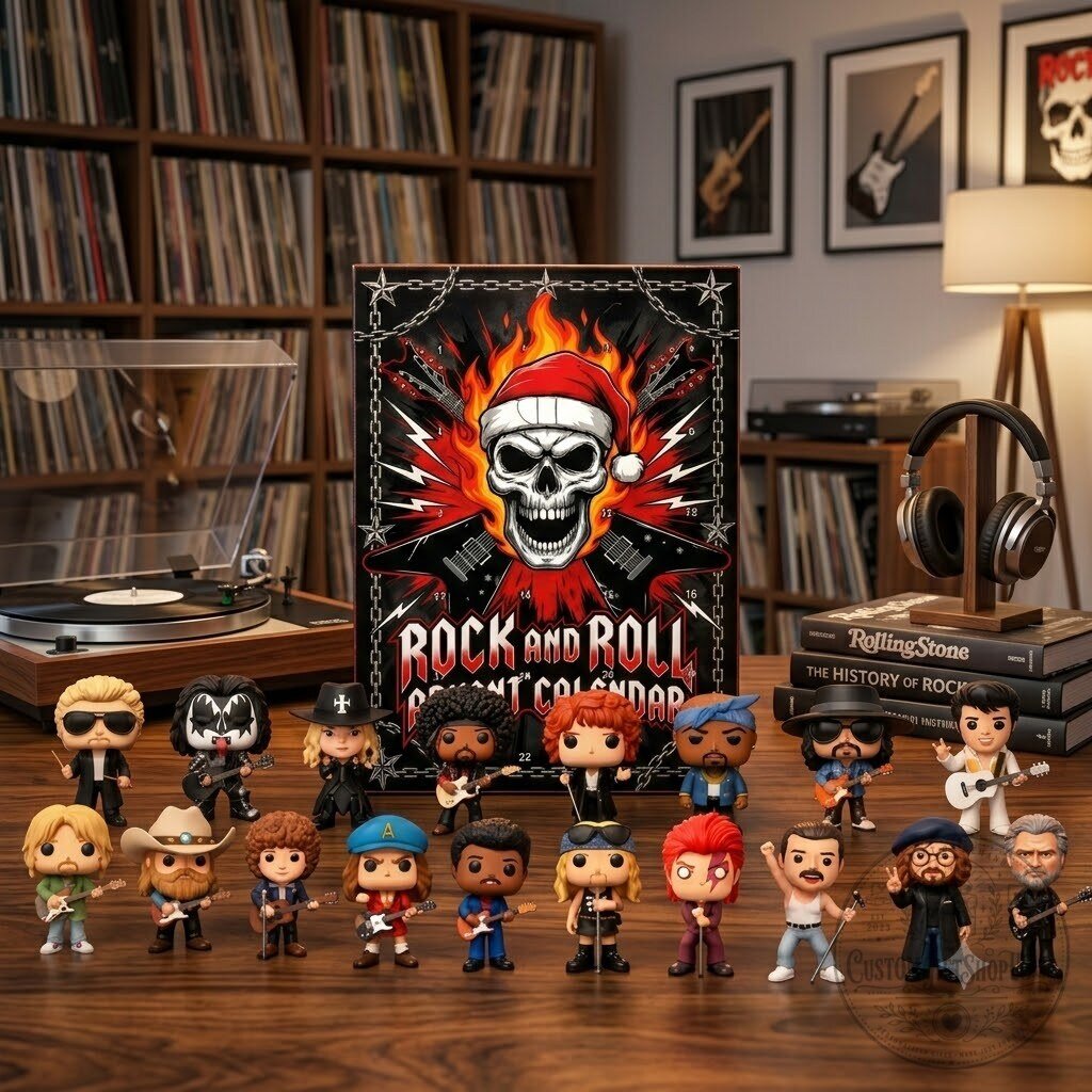Rock and Roll Advent Calendar 2026 – 24-Day Metal Music Countdown | Rock Band Mini Figure Collectible Gift Rock and Roll Advent Calendar 2026 – 24-Day Metal Music Countdown | Rock Band Mini Figure Collectible Gift