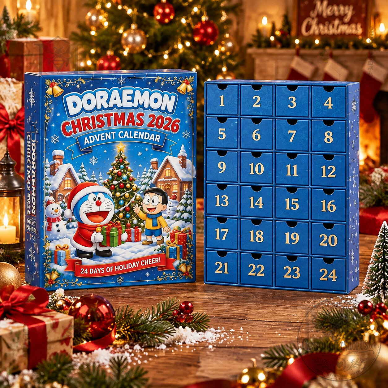 Doraemon Christmas Advent Calendar 2026 – 24-Day Countdown Gift Box | Anime Character Acrylic Collectible Holiday Decor Doraemon Christmas Advent Calendar 2026 – 24-Day Countdown Gift Box | Anime Character Acrylic Collectible Holiday Decor