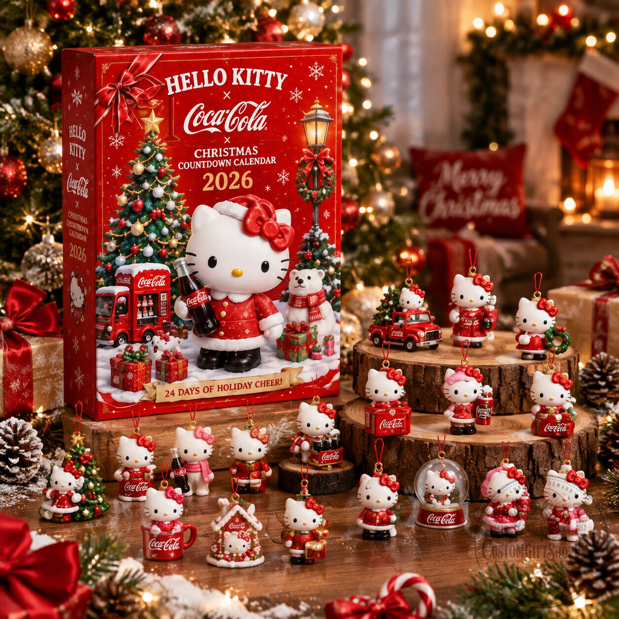 Hello Kitty x Coca-Cola Christmas Advent Calendar 2026 – 24-Day Holiday Countdown | Sanrio Coke Collectible Gift Box Hello Kitty x Coca-Cola Christmas Advent Calendar 2026 – 24-Day Holiday Countdown | Sanrio Coke Collectible Gift Box