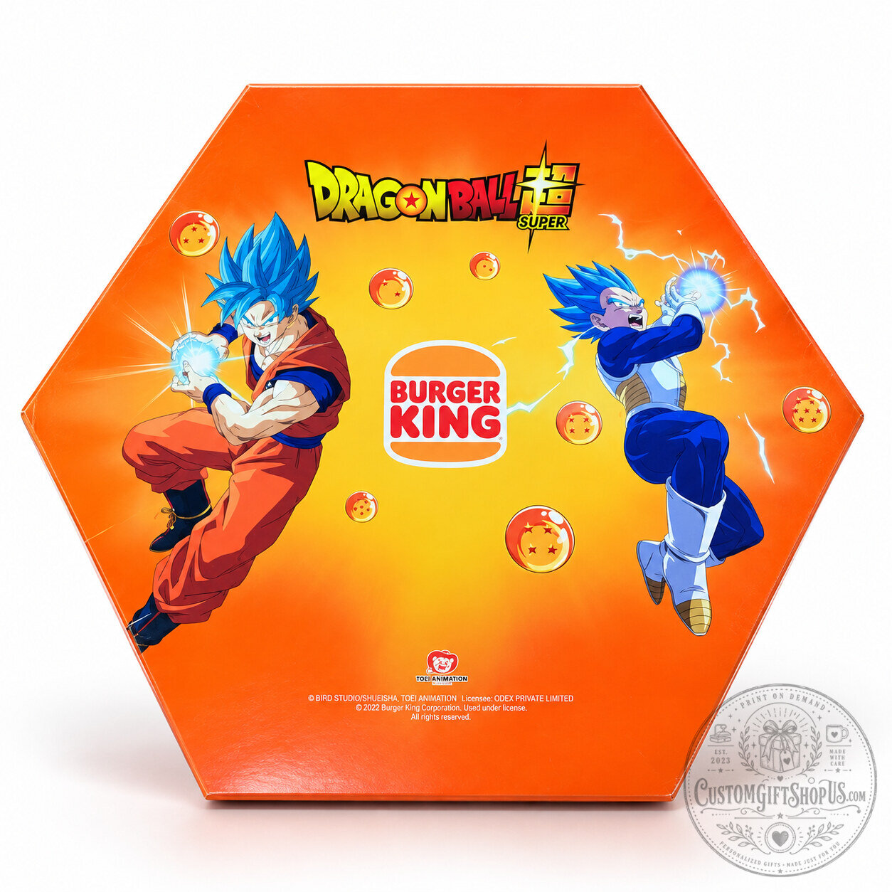 Dragon Ball Super x Burger King Collectible Toy Bundle – Limited Edition Goku, Vegeta & Beerus Figurine Set | Anime Fast Food Collaboration