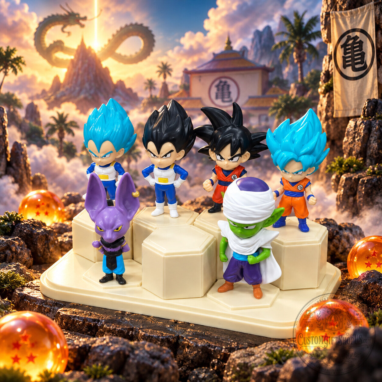 Dragon Ball Super x Burger King Collectible Toy Bundle – Limited Edition Goku, Vegeta & Beerus Figurine Set | Anime Fast Food Collaboration Dragon Ball Super x Burger King Collectible Toy Bundle – Limited Edition Goku, Vegeta & Beerus Figurine Set | Anime Fast Food Collaboration