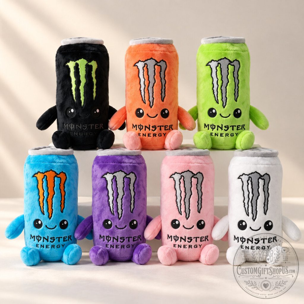 Cute Energy Drink Plush – Kawaii Can Stuffed Toy Colorful Beverage Plushie for Gamers & Collectors Cute Energy Drink Plush – Kawaii Can Stuffed Toy | Colorful Beverage Plushie for Gamers & Collectors