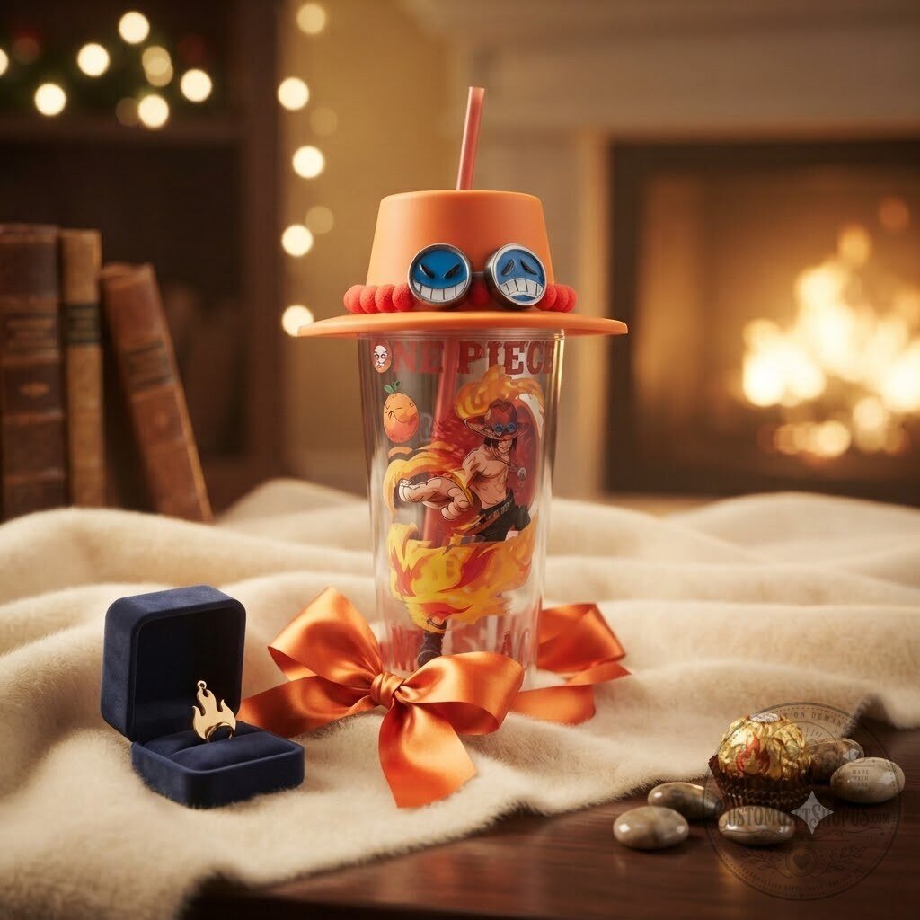 Portgas D. Ace Straw Tumbler – MINISO x One Piece Anime Drinkware | Fire Fist Ace Collectible Cup Portgas D. Ace Straw Tumbler – MINISO x One Piece Anime Drinkware | Fire Fist Ace Collectible Cup