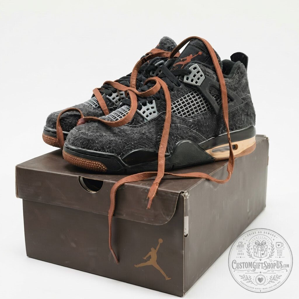 Air Jordan 4 London – UK Exclusive Black & Dark Smoke Grey Sneakers | LDN City Edition