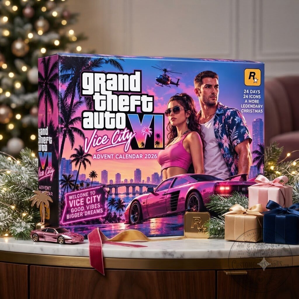 GTA 6 Vice City Advent Calendar 2026 – Grand Theft Auto VI Christmas Countdown | Gaming Collectible Gift