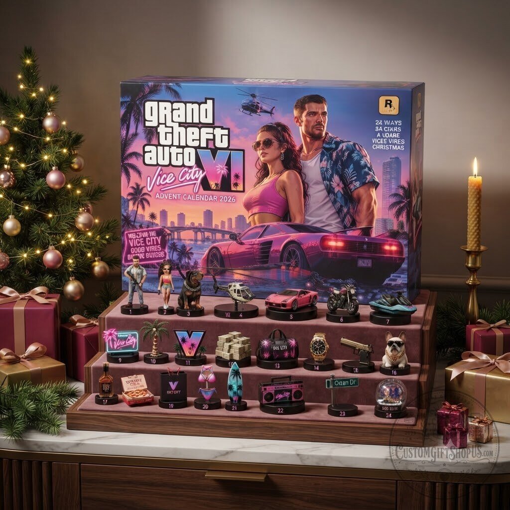 GTA 6 Vice City Advent Calendar 2026 – Grand Theft Auto VI Christmas Countdown | Gaming Collectible Gift GTA 6 Vice City Advent Calendar 2026 – Grand Theft Auto VI Christmas Countdown | Gaming Collectible Gift
