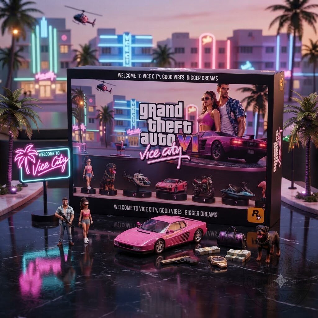 GTA 6 Vice City Advent Calendar 2026 – Grand Theft Auto VI Christmas Countdown | Gaming Collectible Gift GTA 6 Vice City Advent Calendar 2026 – Grand Theft Auto VI Christmas Countdown | Gaming Collectible Gift