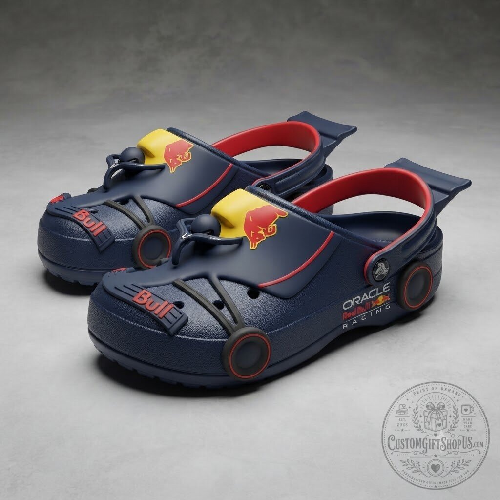 Oracle Red Bull Racing x Crocs Crocband Clog – F1 Racing Car Inspired Shoes | Motorsport Fan Footwear