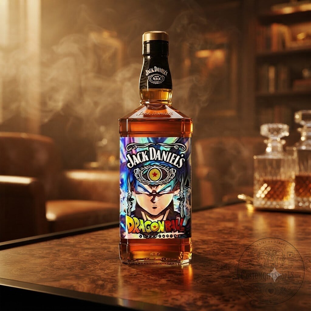 Dragon Ball Z Jack Daniel’s Whiskey Bottle Collectible Dragon Ball Z Jack Daniel’s Whiskey Bottle Collectible