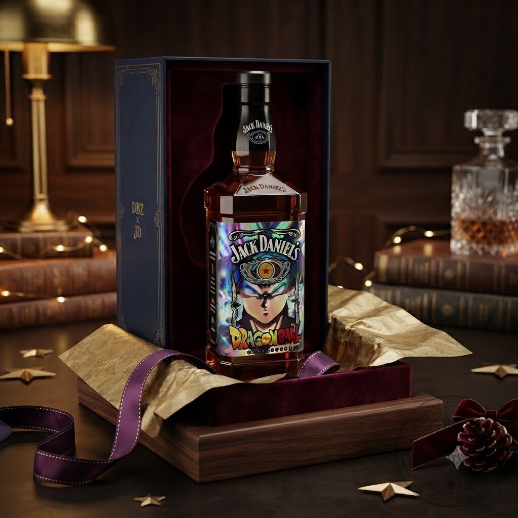Dragon Ball Z Jack Daniel’s Whiskey Bottle Collectible Dragon Ball Z Jack Daniel’s Whiskey Bottle Collectible