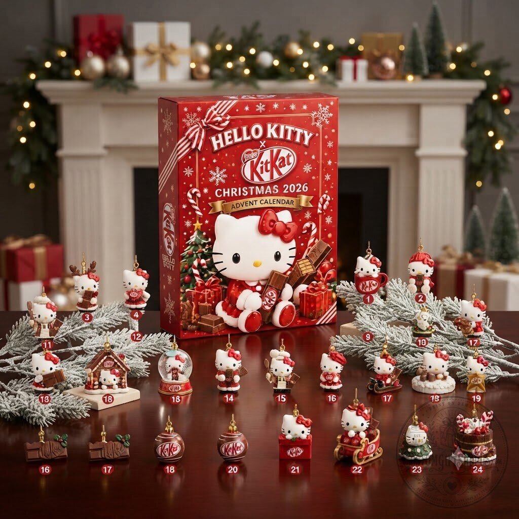 Hello Kitty x KitKat Christmas 2026 Advent Calendar | Sanrio Holiday Countdown