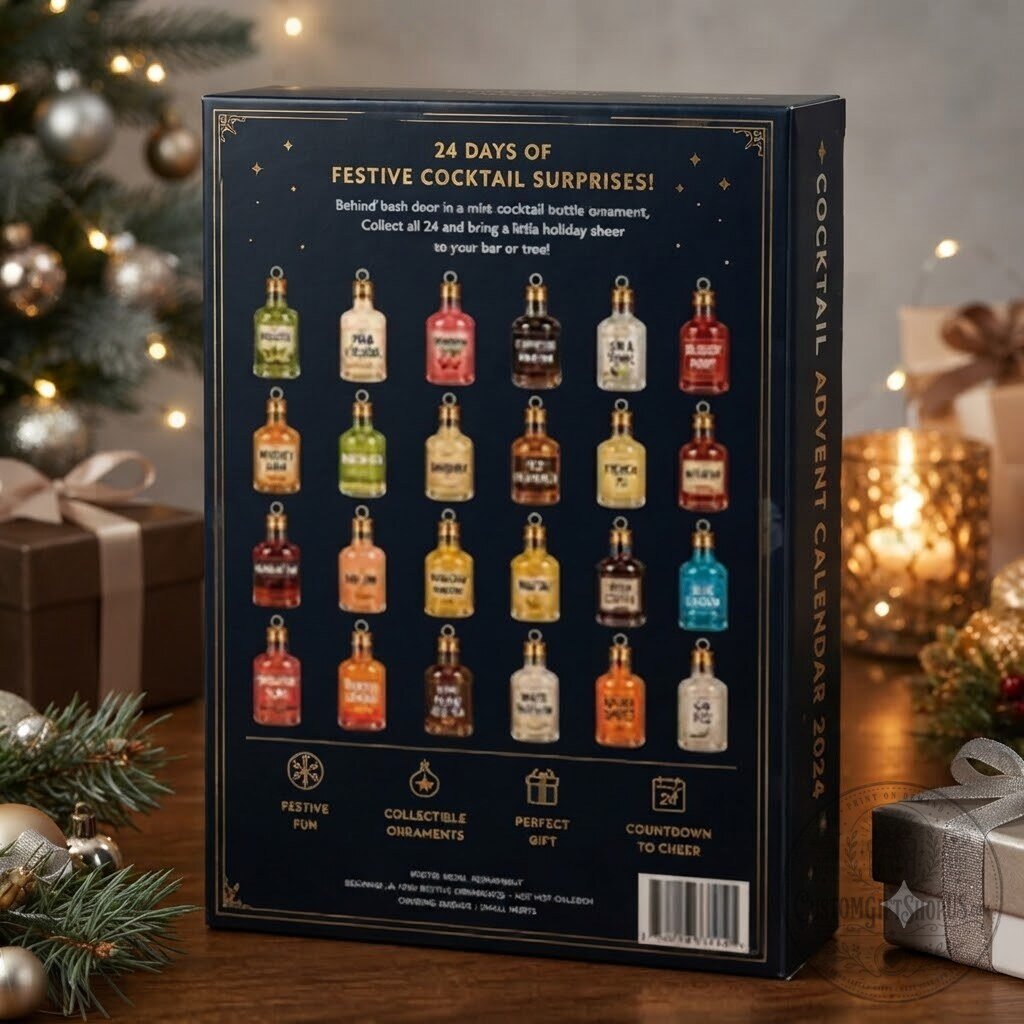 Cocktail Cheers Advent Calendar 2026 | Holiday Mixology Countdown
