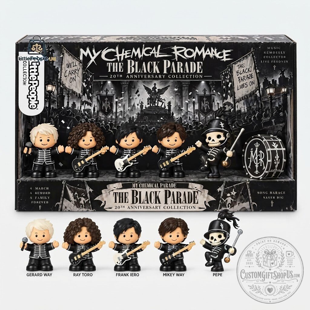 My Chemical Romance 6-Figure Collectible Set | Alternative Rock Display Art