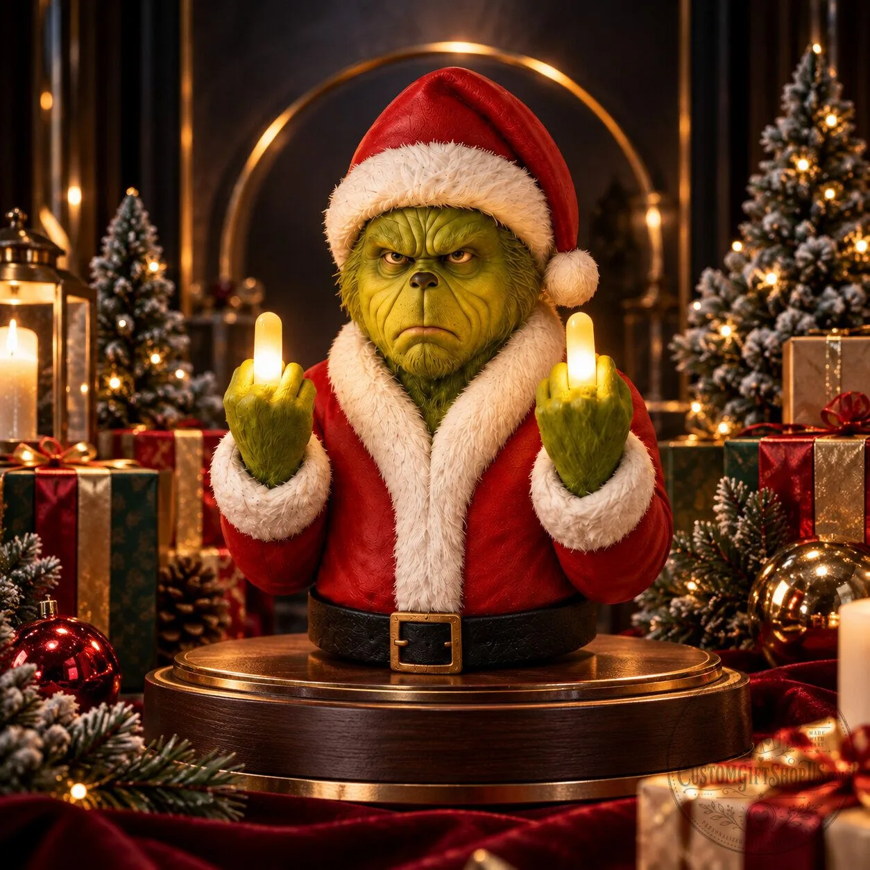 Grinch Christmas LED Wall Decor 2026 – Light Up Holiday Wall Sign | Funny Christmas Home & Party Decoration Grinch Christmas LED Wall Decor 2026 – Light Up Holiday Wall Sign | Funny Christmas Home & Party Decoration