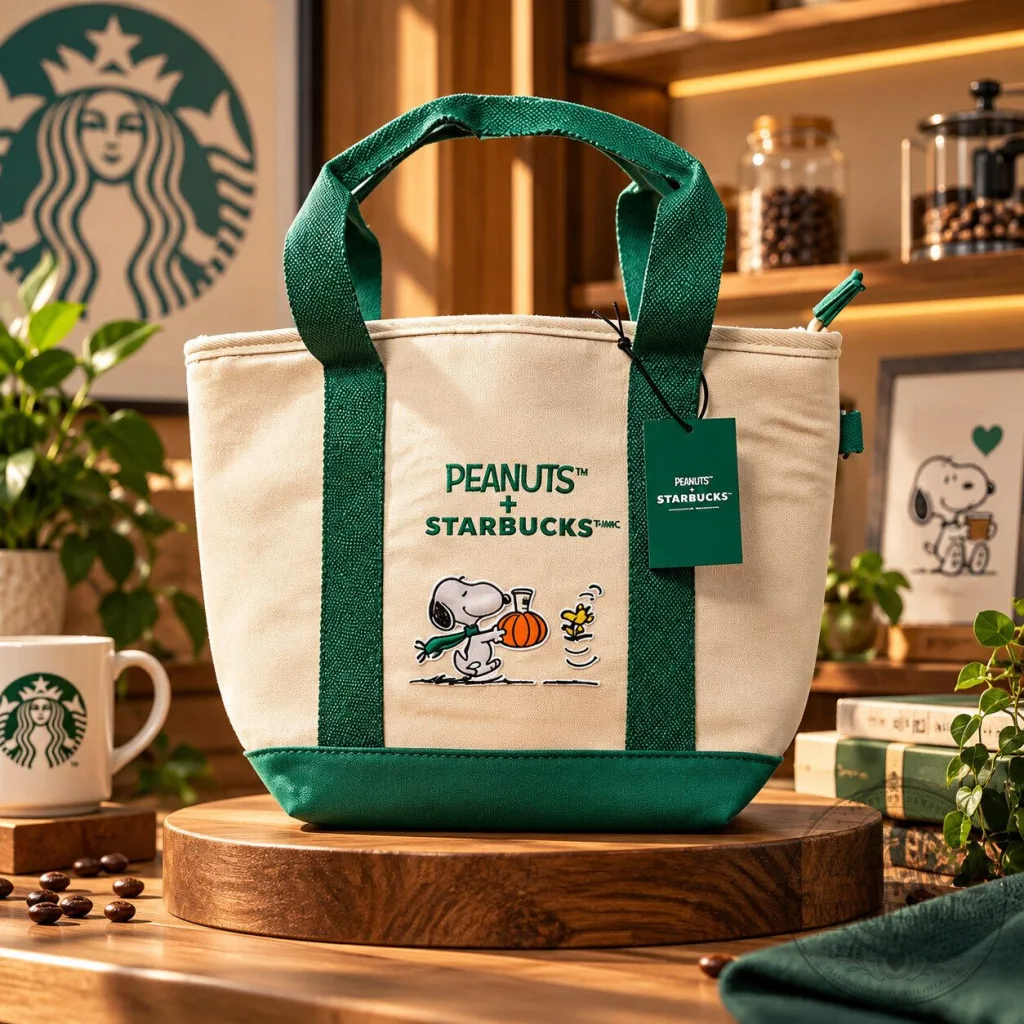 Starbucks x Peanuts Snoopy Tote Bag 2026 – Limited Edition Canvas Shopper Great Pumpkin Fall Collectible Gift Starbucks x Peanuts Snoopy Tote Bag 2026 – Limited Edition Canvas Shopper | Great Pumpkin Fall Collectible Gift