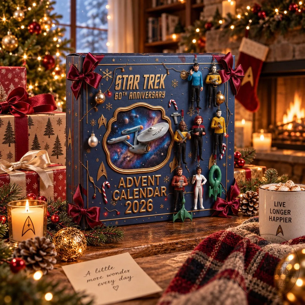 Star Trek 60th Anniversary Advent Calendar 2026 – 24 Day Christmas Countdown | Trekkie Fan Collectible Gift Star Trek 60th Anniversary Advent Calendar 2026 – 24 Day Christmas Countdown | Trekkie Fan Collectible Gift