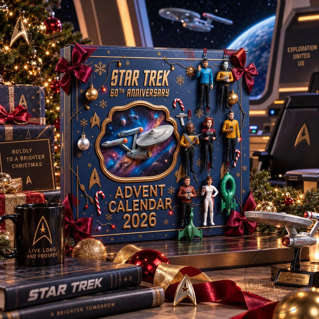 Star Trek 60th Anniversary Advent Calendar 2026 – 24 Day Christmas Countdown | Trekkie Fan Collectible Gift Star Trek 60th Anniversary Advent Calendar 2026 – 24 Day Christmas Countdown | Trekkie Fan Collectible Gift