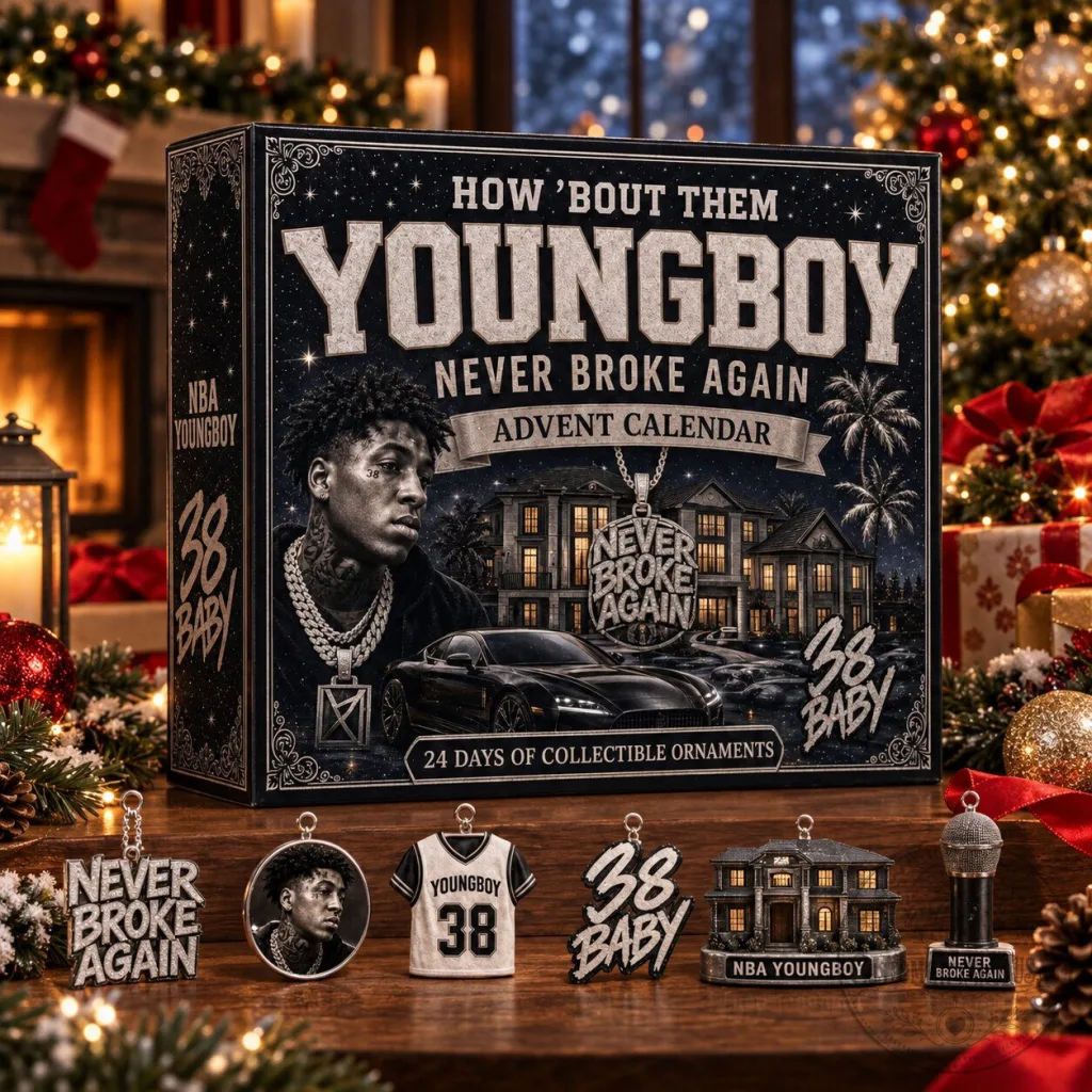 NBA YoungBoy Advent Calendar 2026 – 24 Day Christmas Countdown Gift Rapper Fan Collectible & Holiday Decor NBA YoungBoy Advent Calendar 2026 – 24 Day Christmas Countdown Gift | Rapper Fan Collectible & Holiday Decor