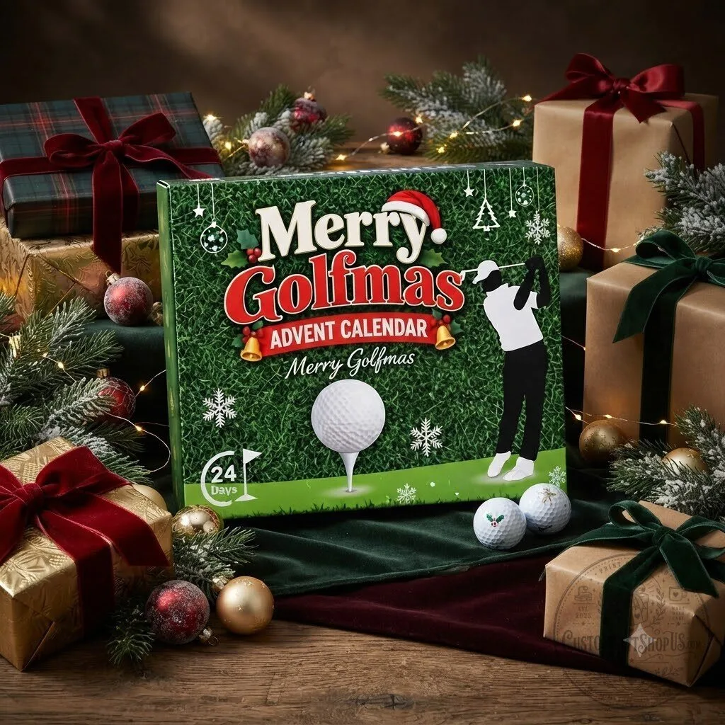 Merry Golfmas Advent Calendar 2026 – 24 Day Christmas Countdown Gift | Golf Lover Holiday Collectible Merry Golfmas Advent Calendar 2026 – 24 Day Christmas Countdown Gift | Golf Lover Holiday Collectible