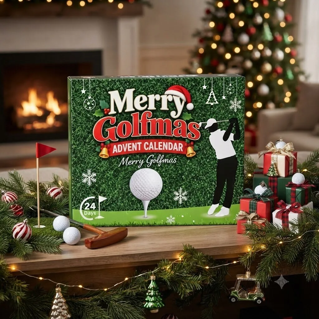 Merry Golfmas Advent Calendar 2026 – 24 Day Christmas Countdown Gift | Golf Lover Holiday Collectible Merry Golfmas Advent Calendar 2026 – 24 Day Christmas Countdown Gift | Golf Lover Holiday Collectible