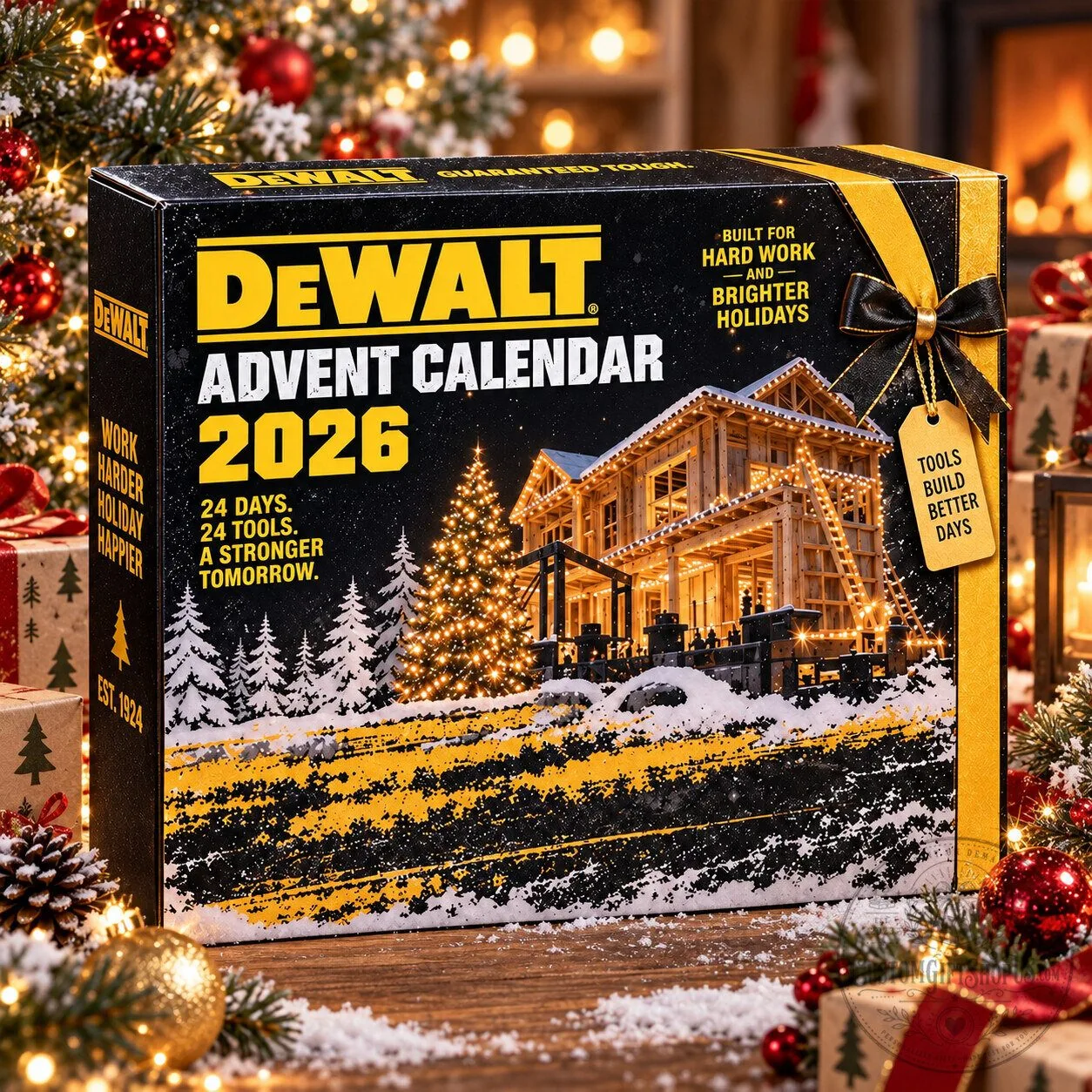 DeWALT Inspired Advent Calendar 2026 – 24 Days of Tools Christmas Countdown | DIY & Tradesman Holiday Gift