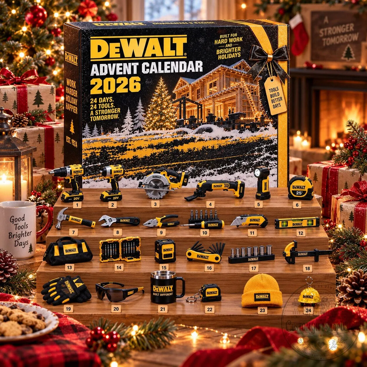 DeWALT Inspired Advent Calendar 2026 – 24 Days of Tools Christmas Countdown | DIY & Tradesman Holiday Gift DeWALT Inspired Advent Calendar 2026 – 24 Days of Tools Christmas Countdown | DIY & Tradesman Holiday Gift