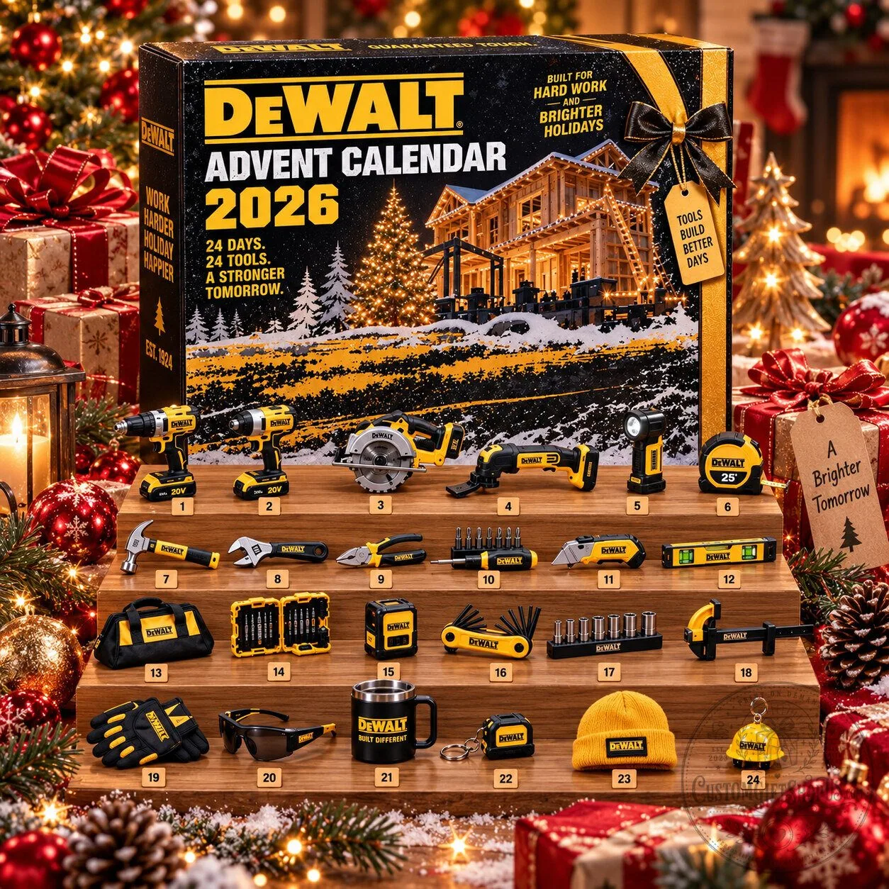 DeWALT Inspired Advent Calendar 2026 – 24 Days of Tools Christmas Countdown | DIY & Tradesman Holiday Gift DeWALT Inspired Advent Calendar 2026 – 24 Days of Tools Christmas Countdown | DIY & Tradesman Holiday Gift