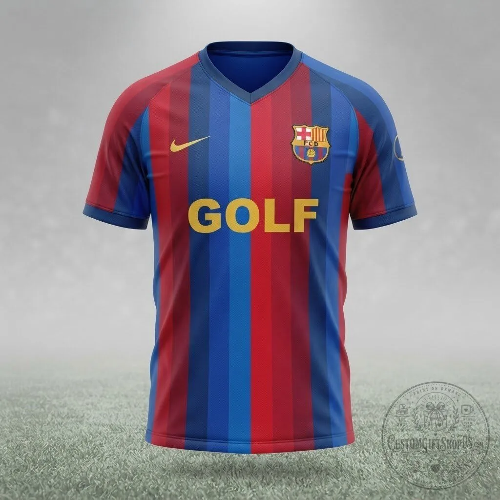 FC Barcelona x Tyler The Creator GOLF Concept Jersey 2026 – El Clasico Football Shirt | GOLF WANG Inspired Fanwear
