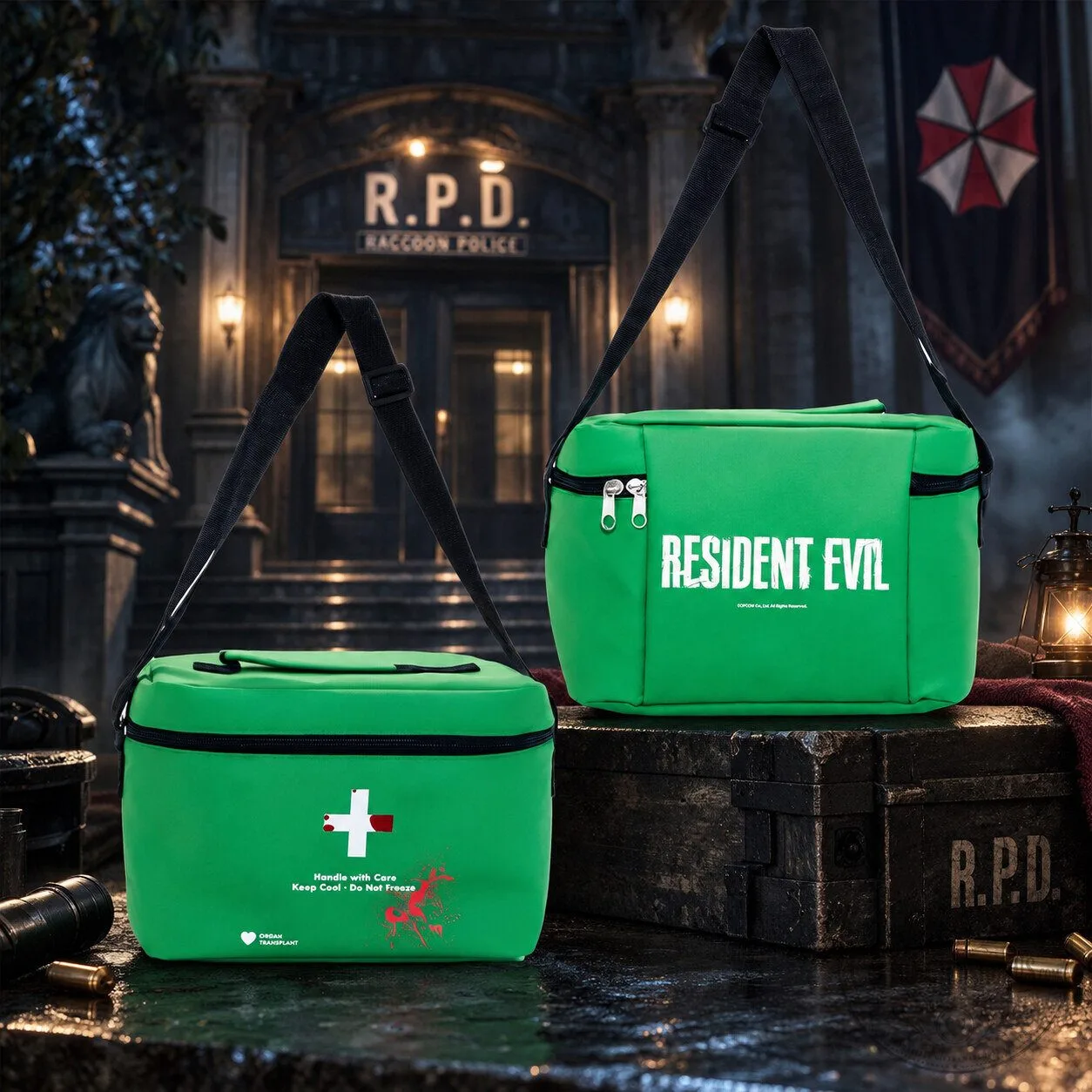Resident Evil AMC Critical Cargo Bag 2026 – Organ Transport Popcorn Cooler | Horror Movie Collectible
