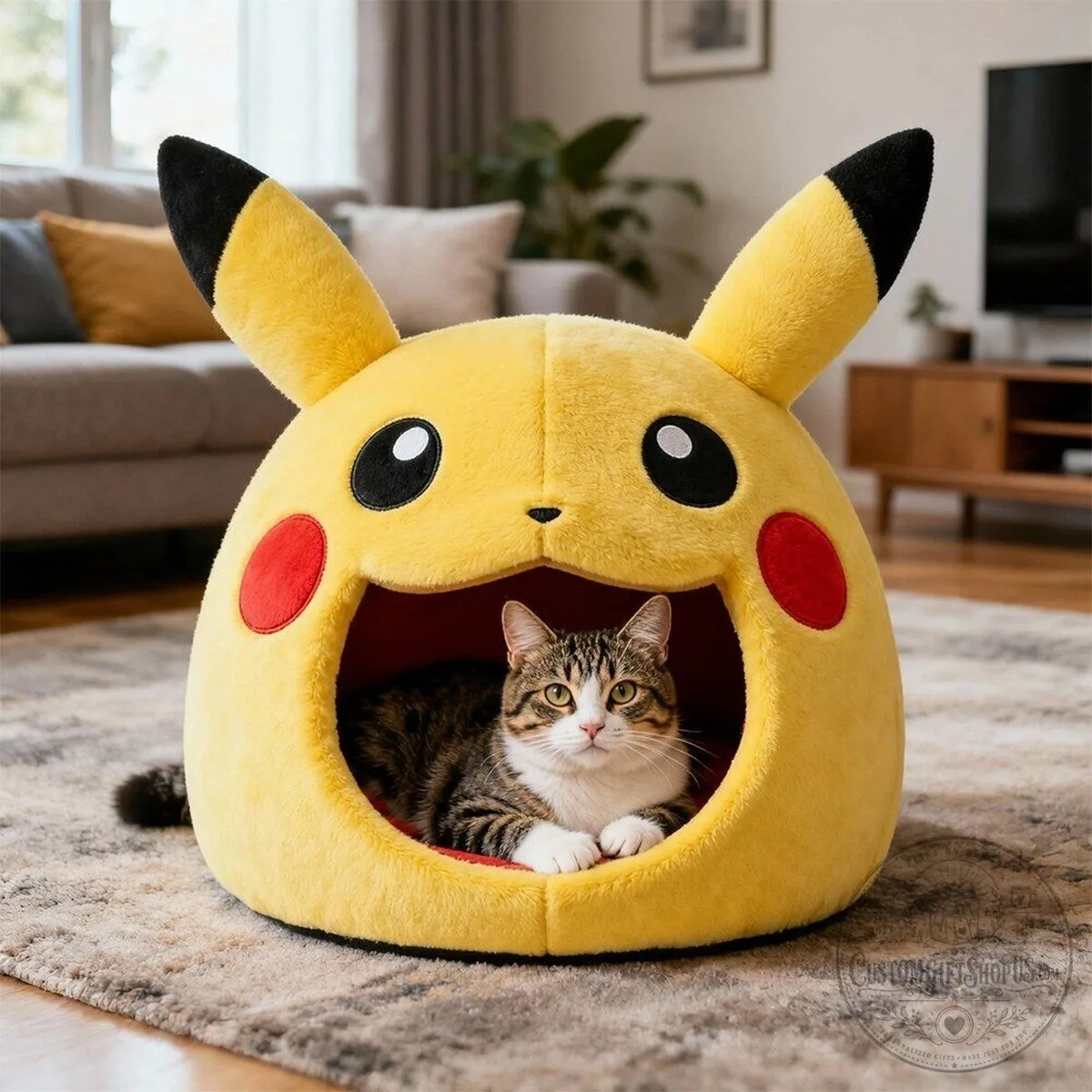 Pokemon Pikachu Charizard Snorlax Poke Ball Pet Bed – Cozy Cat & Dog Cushion | Cute Anime Pet Gift Pokemon Pikachu Charizard Snorlax Poke Ball Pet Bed – Cozy Cat & Dog Cushion | Cute Anime Pet Gift