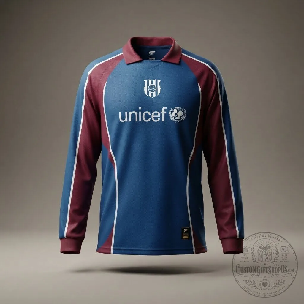 FC Barcelona x UNICEF Fantasy Long Sleeve Jersey 2026 – Retro Blaugrana Concept Shirt | Barca Fanwear