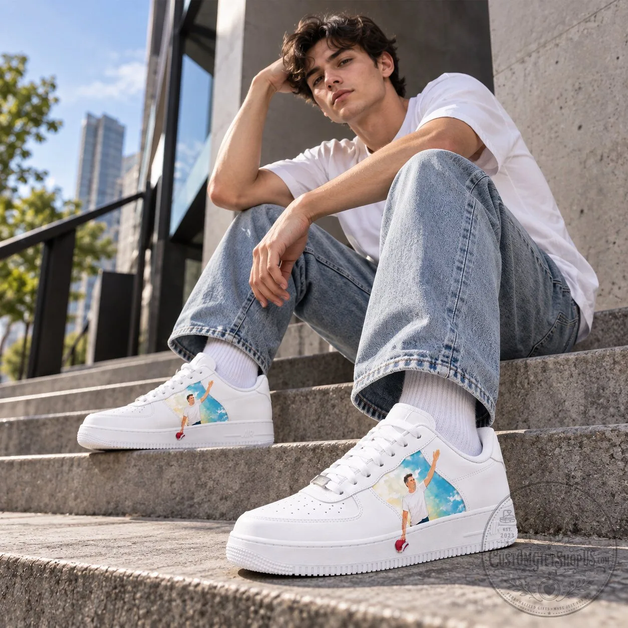 Charlie Kirk Air Force 1 Sneakers – Erika Kirk Tribute Custom Shoes | Memorial Footwear Charlie Kirk Air Force 1 Sneakers – Erika Kirk Tribute Custom Shoes | Memorial Footwear