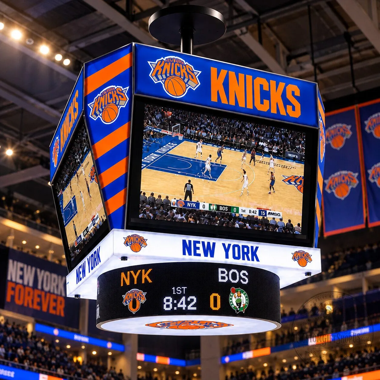 New York Knicks Inspired Mini Scoreboard Hanging Light – Arena Jumbotron Style Lamp | Basketball Fan Room Decor New York Knicks Inspired Mini Scoreboard Hanging Light – Arena Jumbotron Style Lamp | Basketball Fan Room Decor
