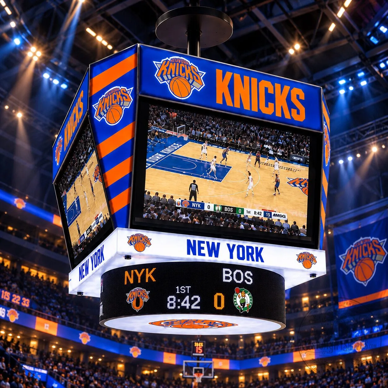 New York Knicks Inspired Mini Scoreboard Hanging Light – Arena Jumbotron Style Lamp | Basketball Fan Room Decor New York Knicks Inspired Mini Scoreboard Hanging Light – Arena Jumbotron Style Lamp | Basketball Fan Room Decor