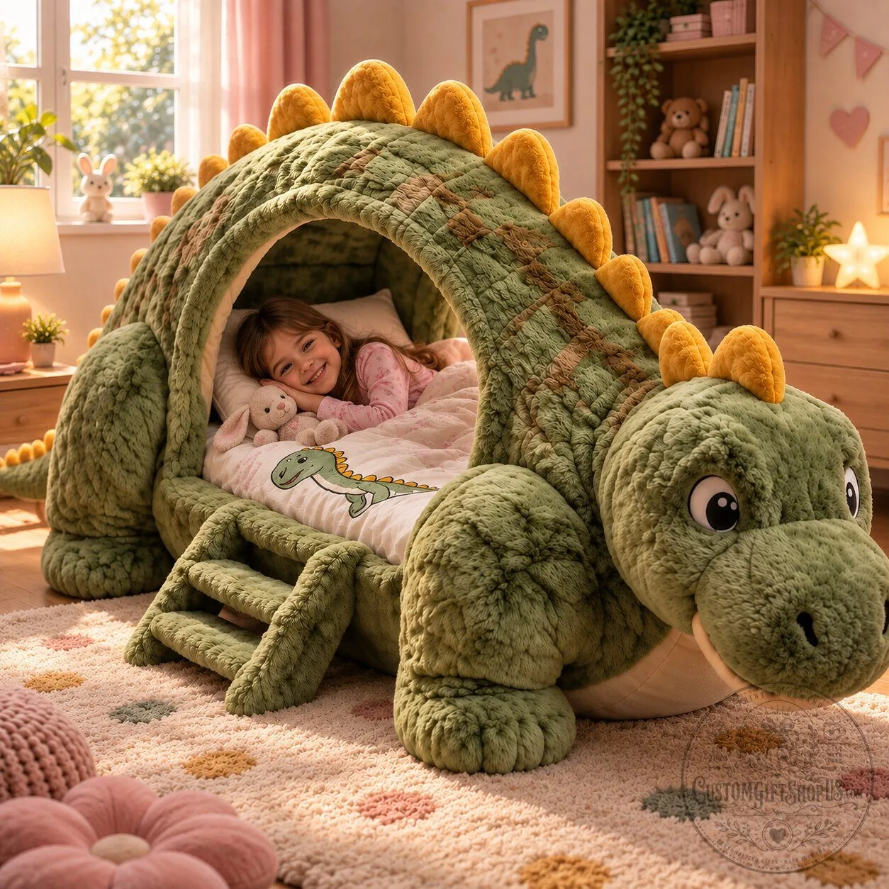 Giant Dinosaur Kids Bed – 3D Dinosaur Shaped Toddler Bed | Jurassic Bedroom Furniture Giant Dinosaur Kids Bed – 3D Dinosaur Shaped Toddler Bed | Jurassic Bedroom Furniture