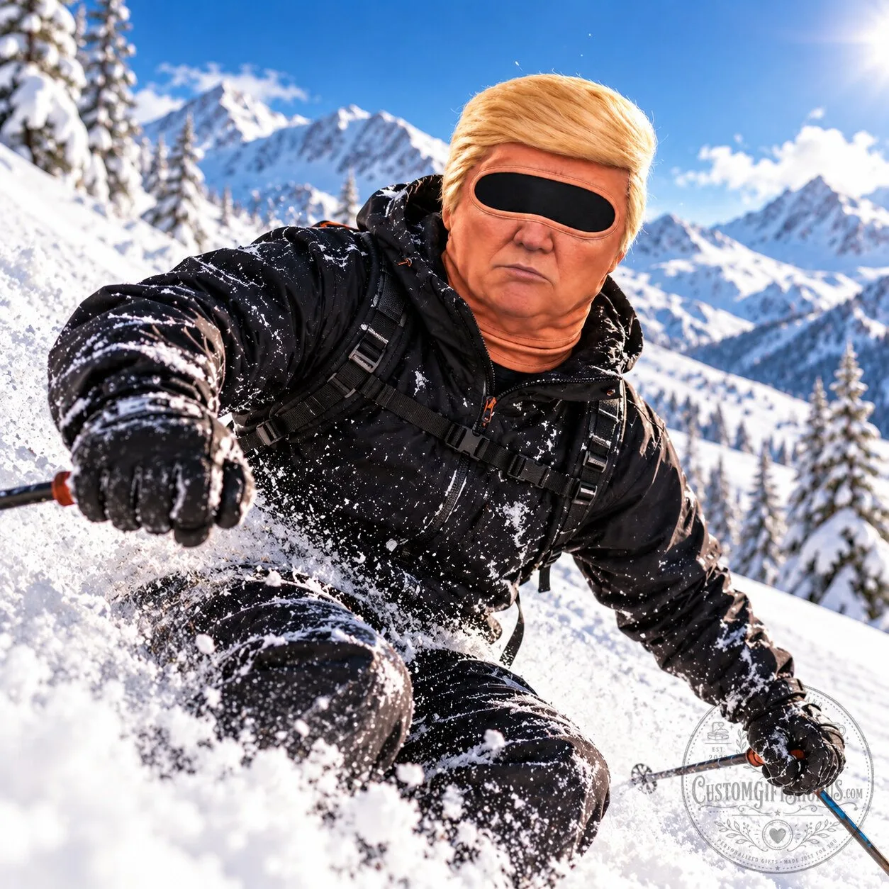 Funny Donald Trump Ski Mask – Realistic Face Balaclava | Novelty Ski & Snowboard Winter Gear Funny Donald Trump Ski Mask – Realistic Face Balaclava | Novelty Ski & Snowboard Winter Gear