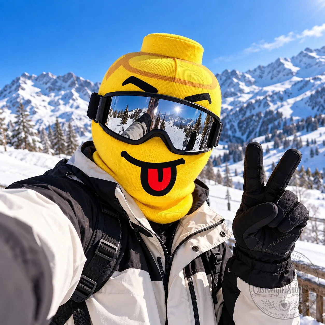 LEGO Head Brick Face Ski Mask – Funny Yellow Block Balaclava | Winter Ski & Snowboard Gear LEGO Head Brick Face Ski Mask – Funny Yellow Block Balaclava | Winter Ski & Snowboard Gear